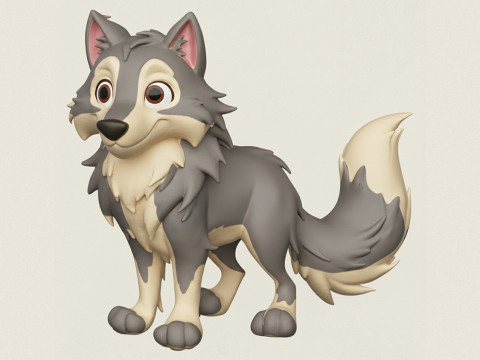 Wolf Modelo de impresión 3D