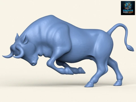 Toro de carga Modelo de impresión 3D