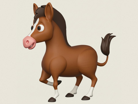 얼룩말 3D 프린트 모델