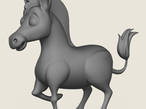 얼룩말 3D 프린트 모델