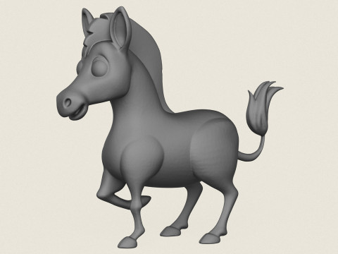 Zebra Toy Print Ready 3D Принт Модель