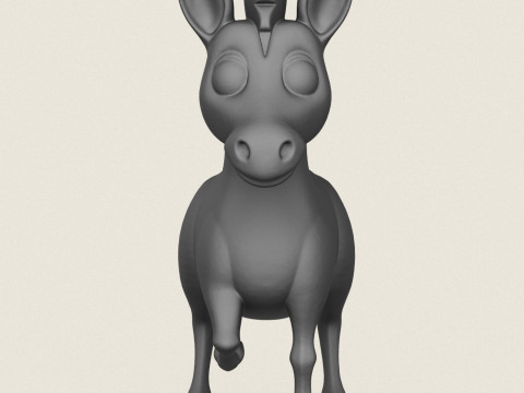 Zebra Toy Print Ready 3D Print Model