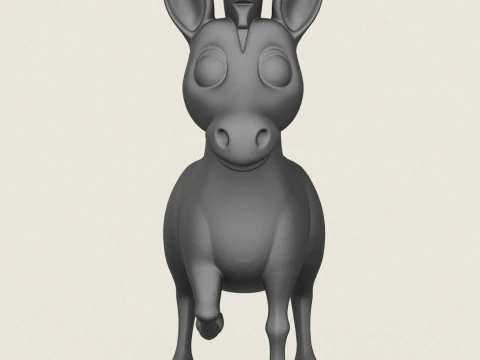 ゼブラ 3Dプリントモデル