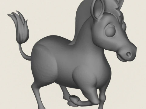 ゼブラ 3Dプリントモデル