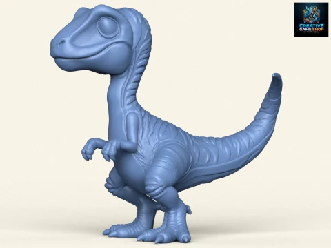 Dinosaurus Raptor Model Cetak 3D