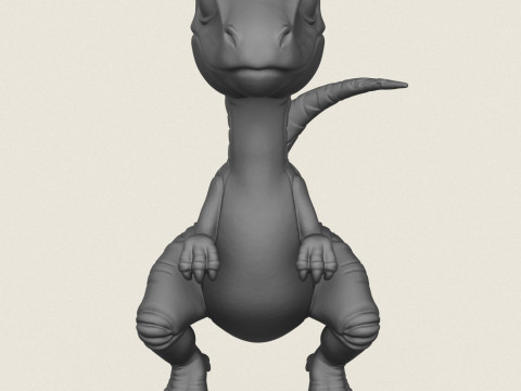Raptor Toy Print Ready 3D Print Model