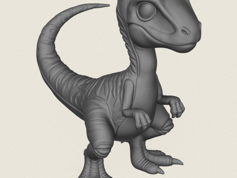Raptor Toy Print Ready 3D Print Model