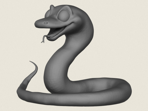 Serpente Modello di stampa 3D