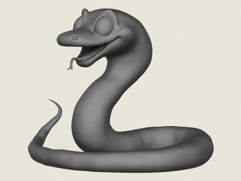 Snake Toy Print Ready 3D Baskı Modeli