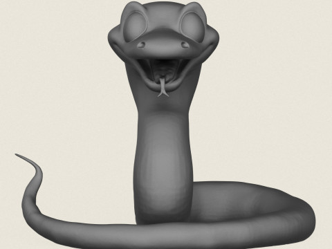 Snake Toy Print Ready 3D Print Model