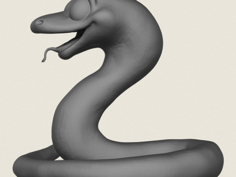 Snake Toy Print Ready 3D Print Model