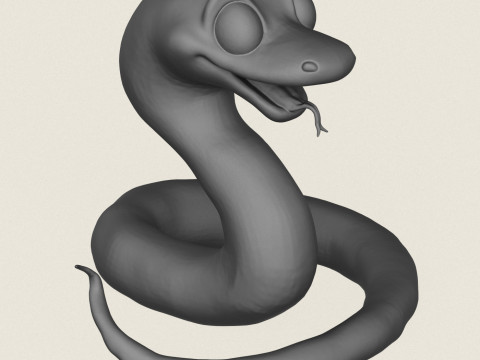 Snake Toy Print Ready 3D Print Model