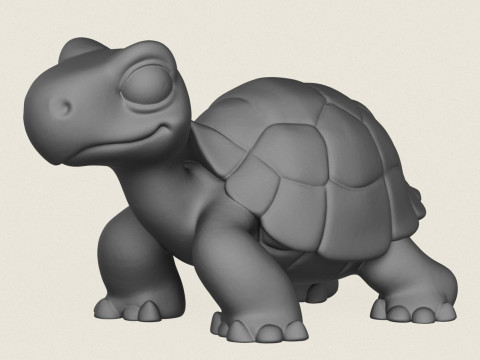 Turtle Toy Print Ready Modelo de Impressão 3D