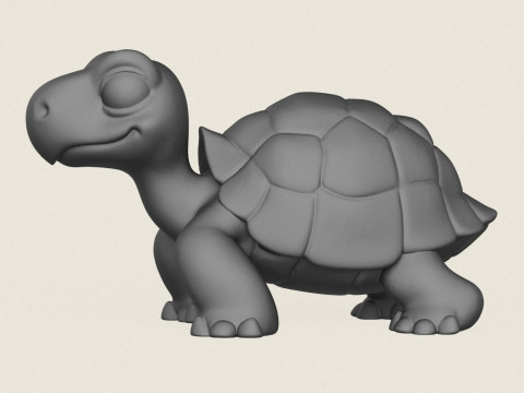 Turtle Toy Print Ready 3D Принт Модель