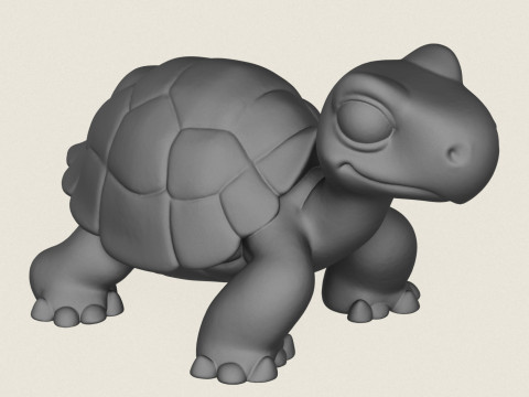 Turtle Toy Print Ready 3D Принт Модель