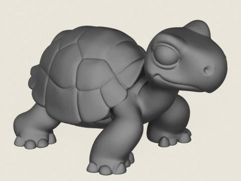 Tartaruga Modelo de Impressão 3D