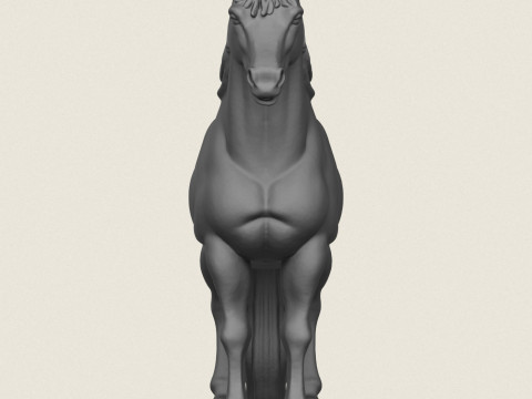 Horse Print Ready 3D Baskı Modeli