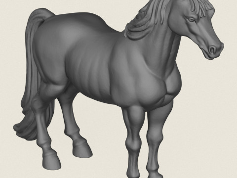 Horse Print Ready 3D Baskı Modeli