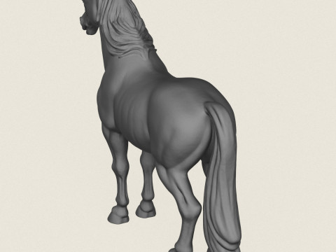Horse Print Ready 3D Baskı Modeli