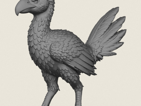Dinosaur Bird 3D Print Model