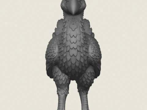 Птах-динозавр 3D Принт Модель