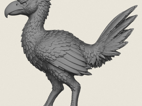 Dinosaur Bird 3D Print Model