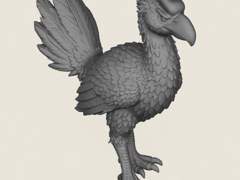 Dinosaur Bird 3D Print Model