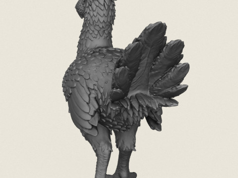 Dinosaur Bird 3D Print Model
