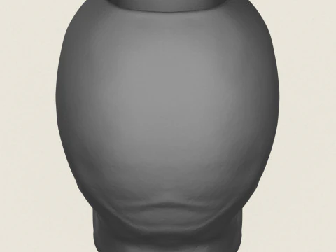 Vaso de Caveira Modelo de Impressão 3D