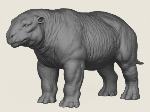 Dino Bull Print Ready 3D 打印模型