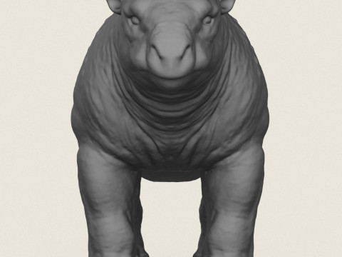 Dino Bull Print Ready 3D Print Model