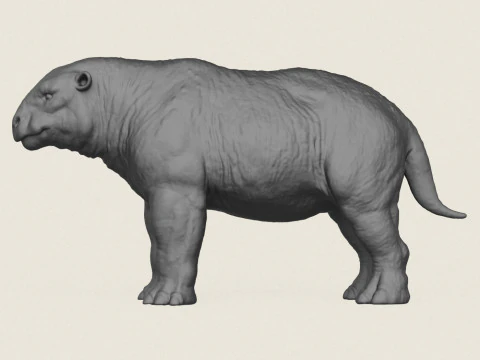 Dinosaur Bull 3D Print Model
