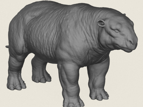 Dino Bull Print Ready 3D Print Model