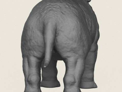 Dinosaur Bull 3D Print Model