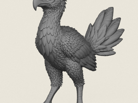 Dinosaure Monstre Oiseau Imprimer Prêt Modèles 3D en vedette
