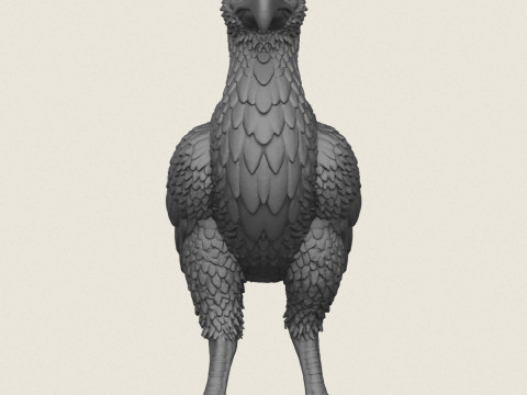 Dinosaure Monstre Oiseau Imprimer Prêt Modèles 3D en vedette