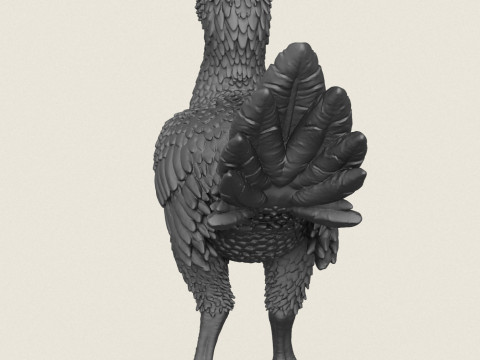Dinosaure Monstre Oiseau Imprimer Prêt Modèles 3D en vedette