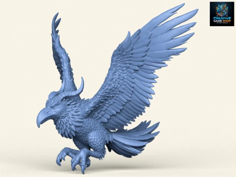 Attaccare l'uccello mostro Modello di stampa 3D