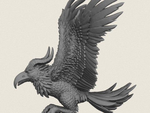 Attaccare Monster Bird Stampa pronta Modello di stampa 3D