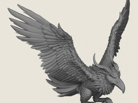 Attaccare Monster Bird Stampa pronta Modello di stampa 3D