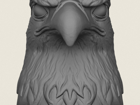 Tazza con testa d'aquila Modello di stampa 3D