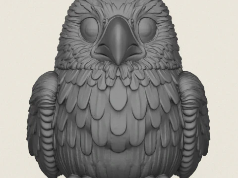 Est&aacute;tua de beb&ecirc; &aacute;guia Modelo de Impressão 3D