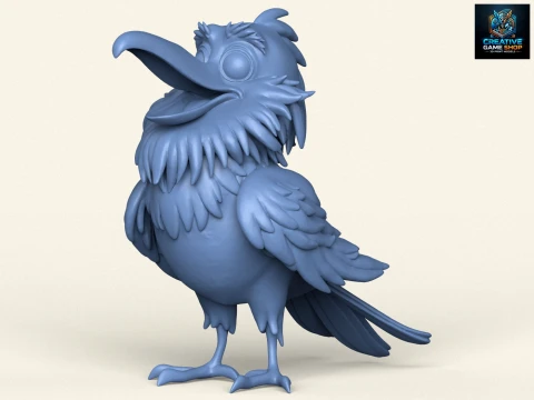 P&aacute;jaro de juguete de dibujos animados Modelo de impresión 3D