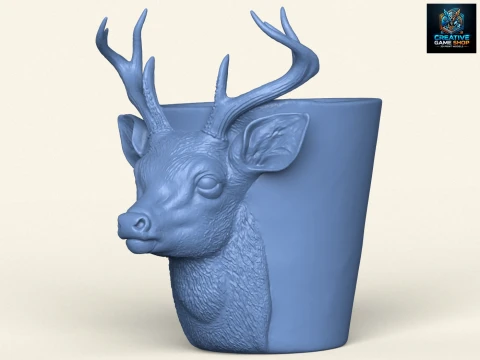 Плантатор голови оленя 3D Принт Модель