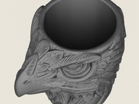 Плантатор с головой грифона 3D Принт Модель