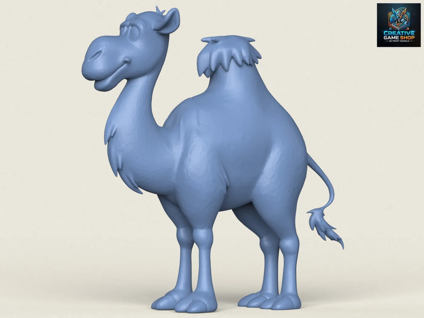 Camel 3D Print Model .c4d .max .obj .3ds .fbx .stl .blend 