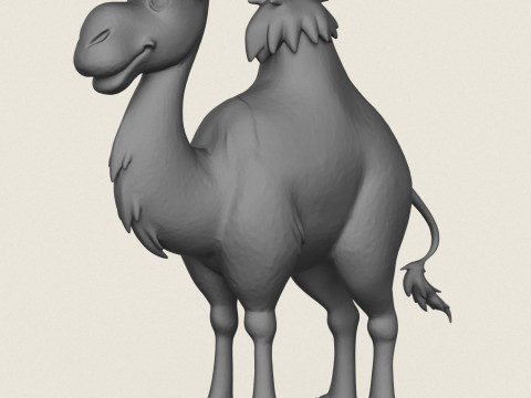Gotowy do druku rysunek wielbłąda Model do druku 3D