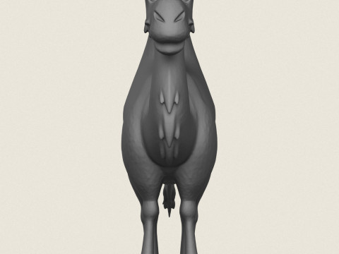 Gotowy do druku rysunek wielbłąda Model do druku 3D