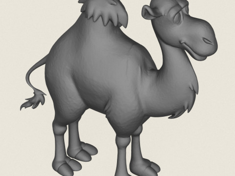 Gotowy do druku rysunek wielbłąda Model do druku 3D