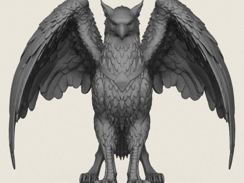 Fantasy Griffin Print Ready 3D Print Model